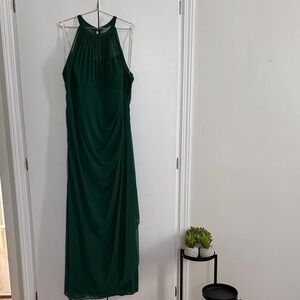 David's Bridal Juniper Halter Bridesmaid Dress